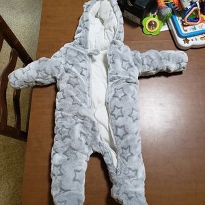 Wonder Nation grey stars winter suit for baby
